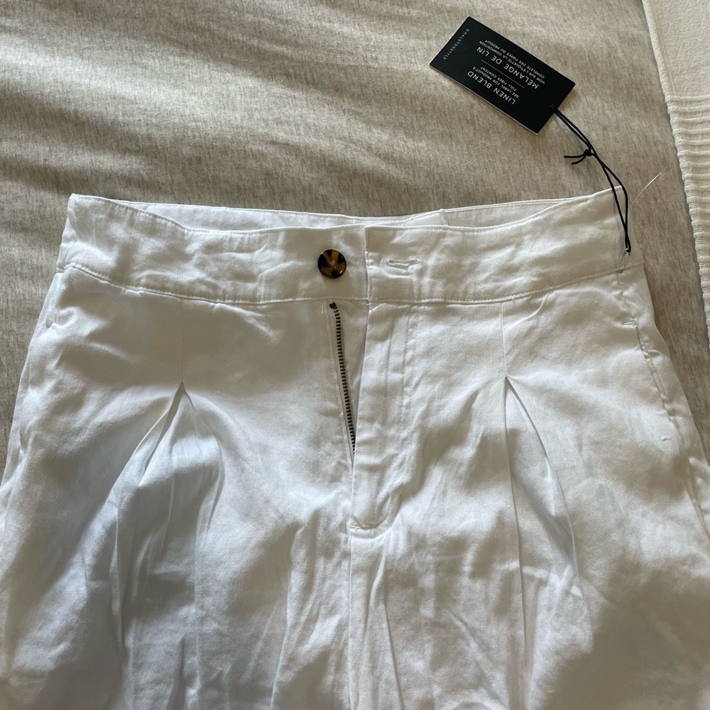 Halston linen pants